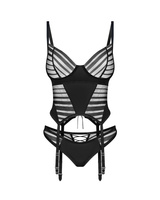 Corset noir pour femme