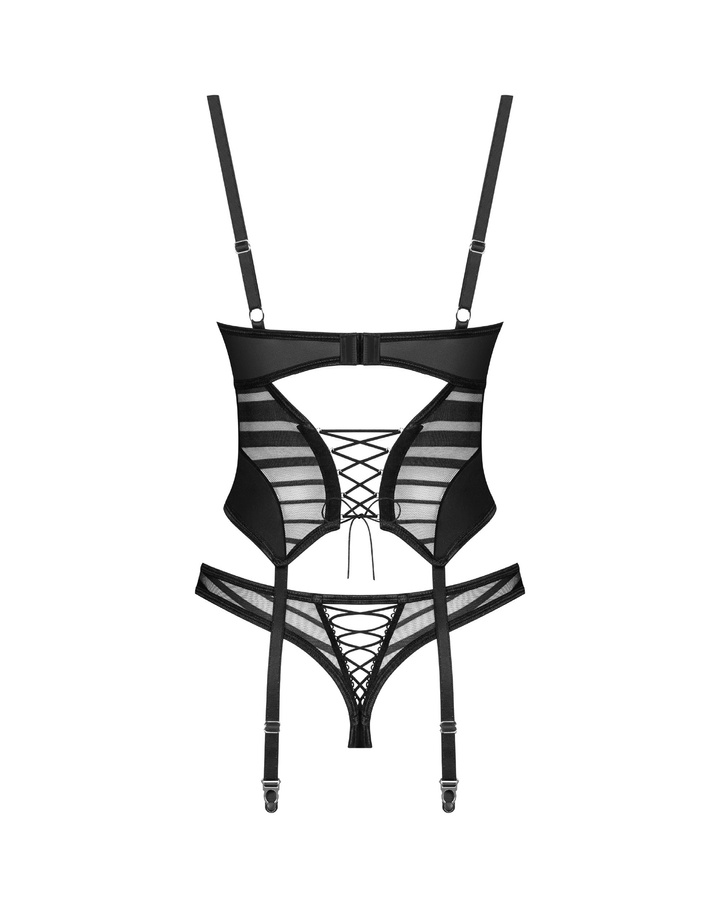 Corset noir pour femme