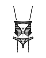 Corset noir pour femme